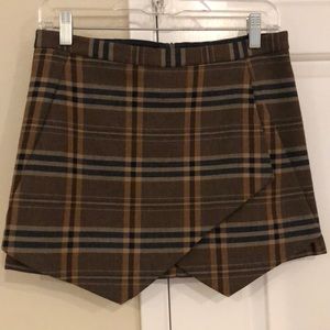 Zara wool blend mini skirt